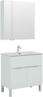 Товар: Мебель для ванной Aquanet Алвита New 80 1 ящик, 2 дверцы, белый матовый 00274213 - фото 2 Мебель для ванной Aquanet Алвита New 80 1 ящик, 2 дверцы, белый матовый 00274213 — фото 2, Комплекты мебели для ванной