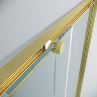 Товар: 1/2 душевого ограждения Grossman Galaxy 1/2.K33.01.12.32.00 (120х195) золото сатин,стекло прозрачное, 1 место - фото 8 1/2 душевого ограждения Grossman Galaxy 1/2.K33.01.12.32.00 (120х195) золото сатин,стекло прозрачное, 1 место — фото 8, Раздвижные душевые двери