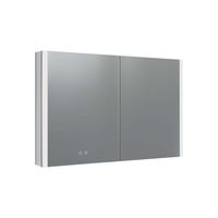 Шкаф зеркало для ванной с подсветкой Aquatek AQ7109-MLC, прямоугольное, сенсорное управление, 1000*700*133 — фото 1, Зеркальные шкафы в ванную