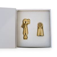 LAURA Гигиенический душ.набор, лейка/держатель/шланг латунь, золото 32317 — фото 13, Гигиенические души