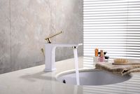 Товар: Mista Смеситель для раковины, монолит.излив 106мм дон.клап.Click/C, р/ОД, белый/золото, LM, LM6406WG - фото 2 Mista Смеситель для раковины, монолит.излив 106мм дон.клап.Click/C, р/ОД, белый/золото, LM, LM6406WG — фото 2, Смесители для раковины