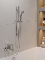 OneLife смеситель для ванны/душа однорычажный полимерный, хром арт-P06-100cr — фото 9, Смеситель для ванны