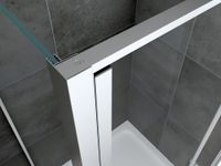 Душевой уголок ABBER Sonnenstrand AG04120S-S100 — фото 5, Прямоугольные душевые уголки