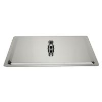 RIMINI Верхний душ, 400x400 mm., inox, антикальций, хром 29664 — фото 3, Верхние души