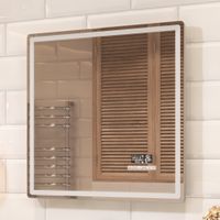 Зеркало с подсветкой VIGO Geometry Media voice 700 046 — фото 3, Зеркала в ванную комнату