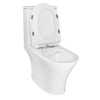 Товар: Унитаз-компакт Azario Verde 650х380х790 напольный, безободковый, с быстросъемным сиденьем микролифт арт-AZ-8220 - фото 3 Унитаз-компакт Azario Verde 650х380х790 напольный, безободковый, с быстросъемным сиденьем микролифт арт-AZ-8220 — фото 3, Напольные унитазы