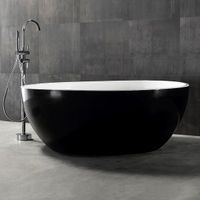 Акриловая ванна ABBER AB9279MB черная матовая — фото 1, Акриловые ванны