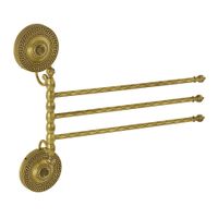 MONTECARLO Полотенцедержатель тройной поворотный, L35 cм. бронза арт-31785 — фото 1, Полотенцедержатели