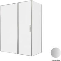 Душевой уголок Allen Brau Priority 160x80 3.31038.BA + 3.31041.BA серебро браш 3.31038.BA + 3.31041.BA — фото 6, Прямоугольные душевые уголки