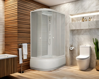 Ограждение VIVA90B N душевое Ceruttispa без поддона (90x90x195) — фото 144, Прямоугольные душевые уголки