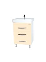Рокко-50 тумба с 3 ящ. бежевая (МИНИ) 4633706660078 — фото 1, Тумбы под раковину