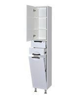 Шкаф-пенал арт-П-Жас05035-011БкЛ — фото 2, Пеналы для ванной комнаты