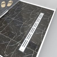 Товар: К-т водоотводящий желоб DP20-600 из нержавеющей стали + Декор. решетка DG20-600 арт-DP20600-DG20600 - фото 1 К-т водоотводящий желоб DP20-600 из нержавеющей стали + Декор. решетка DG20-600 арт-DP20600-DG20600 — фото 1, Душевые лотки