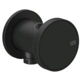 Шланговое подсоединение, Gessi, Origini, держатель-в комплекте, стандарт подвода воды-1/2", цвет-Black XL арт-66161.299 — фото 1, Шланговые подключения