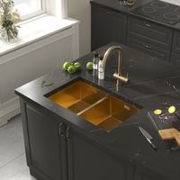 Товар: Кухонная мойка Reflexion Iseo RX2250GD брашированное золото - фото 191 Кухонная мойка Reflexion Iseo RX2250GD брашированное золото — фото 191, Кухонные мойки