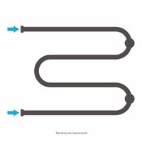 Товар: Полотенцесушитель водяной Сунержа М-образный 2 полки+ 500х650 Без покрытия арт-00-4008-5065 - фото 3 Полотенцесушитель водяной Сунержа М-образный 2 полки+ 500х650 Без покрытия арт-00-4008-5065 — фото 3, Водяные полотенцесушители