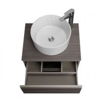 Тумба под раковину Roca The Gap 60 городской дуб 2 ящика арт-A857397402 — фото 8, Тумбы под раковину