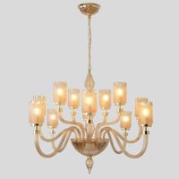 Люстра арт-SILVESTRO SP12 AMBER — фото 8, Люстры