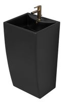 Товар: Раковина напольная Azario COMELLA 480х420х830 отдельностоящая прямоугольная, черный матовый арт-AZ-314MB - фото 3 Раковина напольная Azario COMELLA 480х420х830 отдельностоящая прямоугольная, черный матовый арт-AZ-314MB — фото 3, Раковины напольные