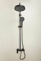 Товар: Душевая система с тропическим душем BELZ, черная матовая, арт-B25713-7 - фото 2 Душевая система с тропическим душем BELZ, черная матовая, арт-B25713-7 — фото 2, Душевые стойки