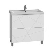 Тумба под раковину VIGO Geometry 80 напольная белый арт-025 — фото 6, Тумбы под раковину