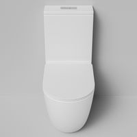 Унитаз напольный Grossman (640х360х835) безободковый,белый матовый с тонкой крышкой,микролифт,смыв торнадо,2 места арт-GR-4494MSQ — фото 5, Напольные унитазы