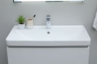 Товар: Раковина Aquanet Ирис 90 белая арт-00323883 - фото 8 Раковина Aquanet Ирис 90 белая арт-00323883 — фото 8, Раковины встраиваемые сверху