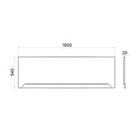 Экран Прага/Токио 180 арт-Щ0000049122 — фото 1, Экраны для ванн