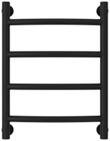 Полотенцесушитель водяной Сунержа Галант+ 500х400 Матовый чёрный арт-31-0200-5040 — фото 1, Водяные полотенцесушители