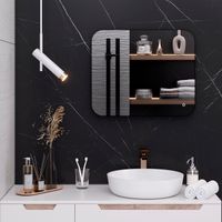 Зеркало с LED-подсветкой MILAN (50*60) /AQUA DE MARCO MIL50/60 — фото 7, Зеркала в ванную комнату