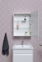 Товар: Зеркальный шкаф Aquanet Палермо 60 белый 00203939 - фото 12 Зеркальный шкаф Aquanet Палермо 60 белый 00203939 — фото 12, Зеркальные шкафы в ванную