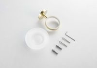 AQ4103BG ЕВРОПА мыльница, шлиф. золото — фото 2, Мыльницы