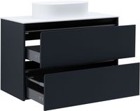 Тумба под раковину Allen Brau Activity 100 антрацит матовый/черный браш арт-1.34006.AM — фото 11, Тумбы под раковину