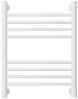 Полотенцесушитель водяной Сунержа Богема+ прямая 500х400 Матовый белый арт-30-0220-5040 — фото 1, Водяные полотенцесушители
