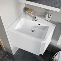 Раковина Ravak 10° 65 L угловая Белая арт-XJIL1165000 — фото 2, Раковины встраиваемые сверху