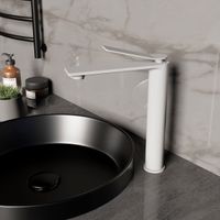 Смеситель для раковины Verse VBF-2VE2MW однорычажный, белый матовый — фото 2, Смесители для раковины