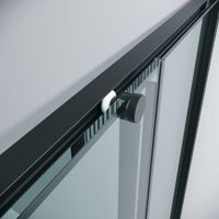 Товар: Душевое ограждение Grossman Galaxy 300.K33.01.8080.21.00 (80*80*195) квадрат,раздвижная,черный матовый,стекло прозрачное,1 место - фото 8 Душевое ограждение Grossman Galaxy 300.K33.01.8080.21.00 (80*80*195) квадрат,раздвижная,черный матовый,стекло прозрачное,1 место — фото 8, Душевые кабины и ограждения