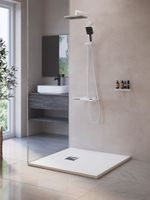 Товар: Душевой поддон квадратный RGW ST-W 80x80, каменный, белый, арт-16152088-01 - фото 2 Душевой поддон квадратный RGW ST-W 80x80, каменный, белый, арт-16152088-01 — фото 2, Душевые поддоны из искусственного камня