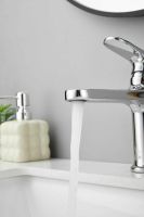 Смеситель для раковины BELZ , хром арт-B10713 — фото 4, Смесители для раковины