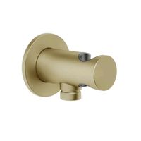 Шланговое подсоединение, Gessi, Anello, держатель-есть, стандарт подвода воды-1/2", цвет-Brushed Brass PVD арт-63461.727 — фото 2, Шланговые подключения