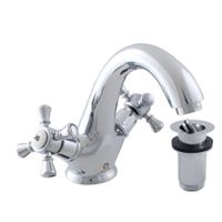 Смеситель Morava retro для раковины с донным клапаном пласт, арт-MK329.5 — фото 1, Смесители для раковины