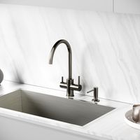 Товар: Смеситель для кухни SANCOS Taper с возможностью подключения фильтра для воды, цвет вороненая сталь, арт. арт-SC4012GG - фото 5 Смеситель для кухни SANCOS Taper с возможностью подключения фильтра для воды, цвет вороненая сталь, арт. арт-SC4012GG — фото 5, Смесители для кухни