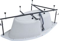 Акриловая ванна Aquanet Capri 170x110 R (с каркасом) арт-00205387 — фото 13, Акриловые ванны