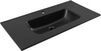 Раковина Aquanet Flat 90 черная матовая арт-00329256 — фото 4, Раковины встраиваемые сверху