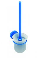 ROYALE/DUCKY Ерш настенный металл СИНИЙ BR20216B арт-BR20216В — фото 1, Ершики для унитаза