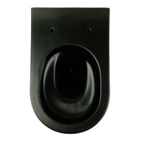 Товар: MONACO Унитаз подвесной, безободковый, керамика, черный матовый 32063 - фото 5 MONACO Унитаз подвесной, безободковый, керамика, черный матовый 32063 — фото 5, Подвесные унитазы