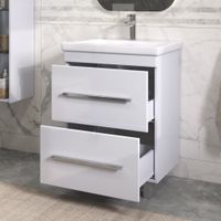 Тумба под раковину VIGO Land 60 напольная белый (019) — фото 4, Тумбы под раковину