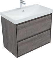 Тумба с раковиной Aquanet Милан 80 цв. дуб рошелье 00340159 — фото 13, Тумбы с раковиной