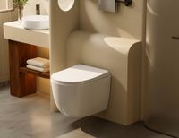 Комплект подвесной унитаз ABBER Bequem AC1100T белый с инсталляцией AC0105 и кнопкой AC0121MB черный матовый арт-AC1100T-AC0105-AC0121MB — фото 3, Комплекты унитаз + инсталляция