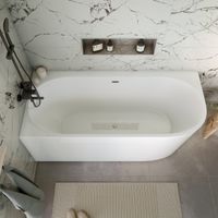 Товар: Ванна пристенная Grossman Cristal GR-2204L (75х170х58) 1 место - фото 4 Ванна пристенная Grossman Cristal GR-2204L (75х170х58) 1 место — фото 4, Акриловые ванны